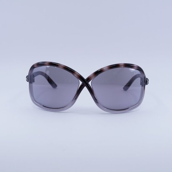 🕶️ New Tom Ford Bettina FT1068 55C Sunglasses - Grey Havana Frame, Smoke Lenses - Picture 3 of 9